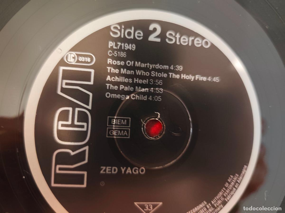 Discos de vinilo: Zed Yago &lrm;&ndash; Pilgrimage- (1989) LP disco vinilo - Foto 3