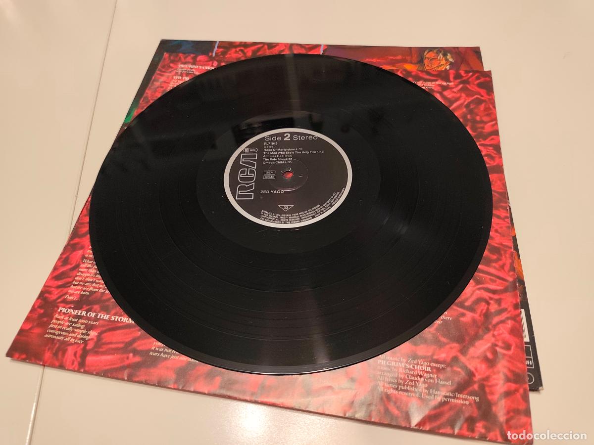 Discos de vinilo: Zed Yago &lrm;&ndash; Pilgrimage- (1989) LP disco vinilo - Foto 4