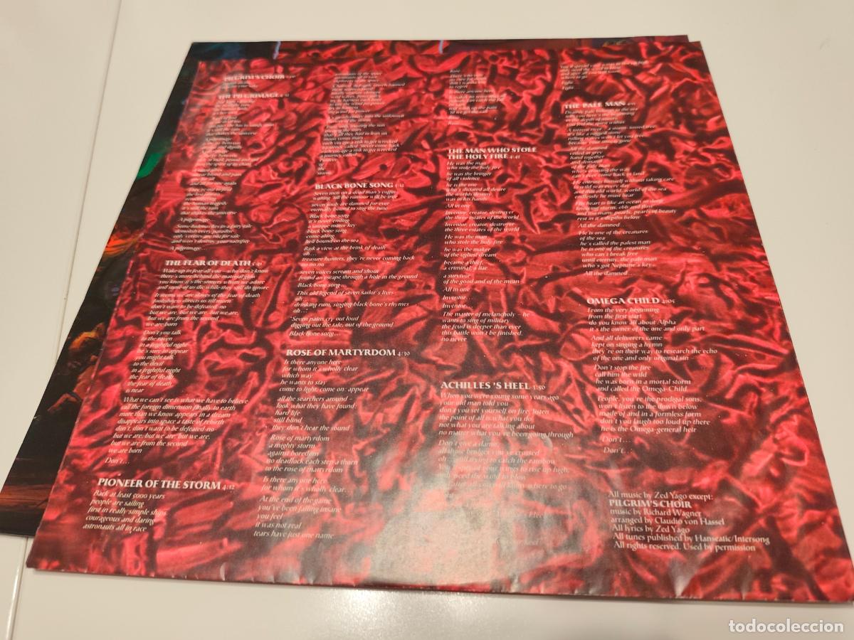 Discos de vinilo: Zed Yago &lrm;&ndash; Pilgrimage- (1989) LP disco vinilo - Foto 5