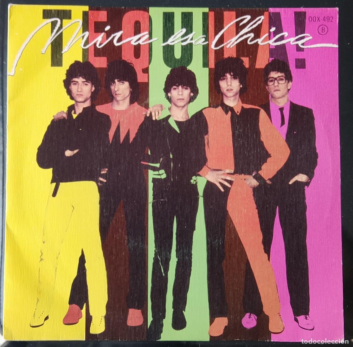 Discos de vinilo: Tequila. Mira a esa chica. Vinilo single 7 &rdquo;.
