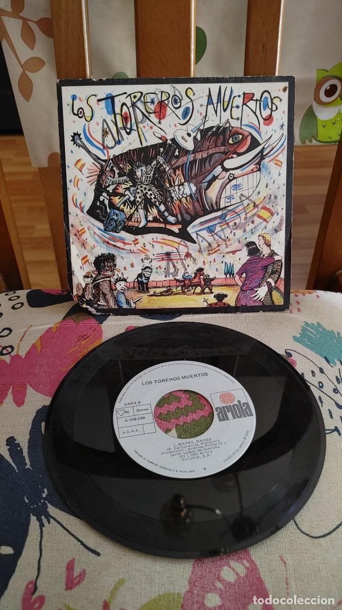 Discos de vinilo: LOS TOREROS MUERTOS-SINGLE YO NO ME LLAMO JAVIER-VER TRASERA
