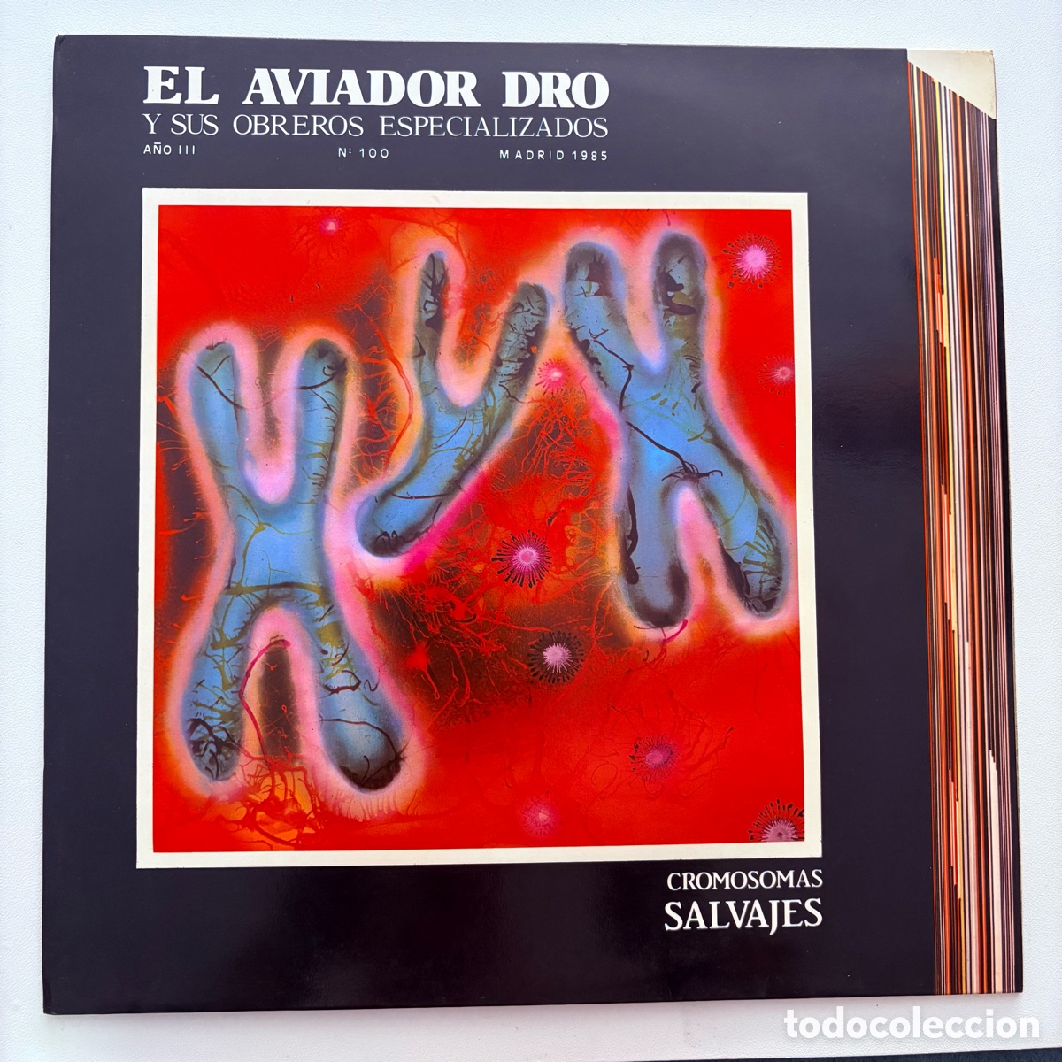 Discos de vinilo: lp El Aviador Dro Y Sus Obreros Especializados Cromosomas Salvajes edicion espa&ntilde;ola de 1985