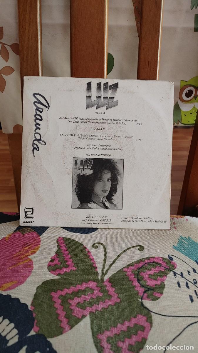 Discos de vinilo: LUZ-SINGLE NO AGUANTO MAS - Foto 2