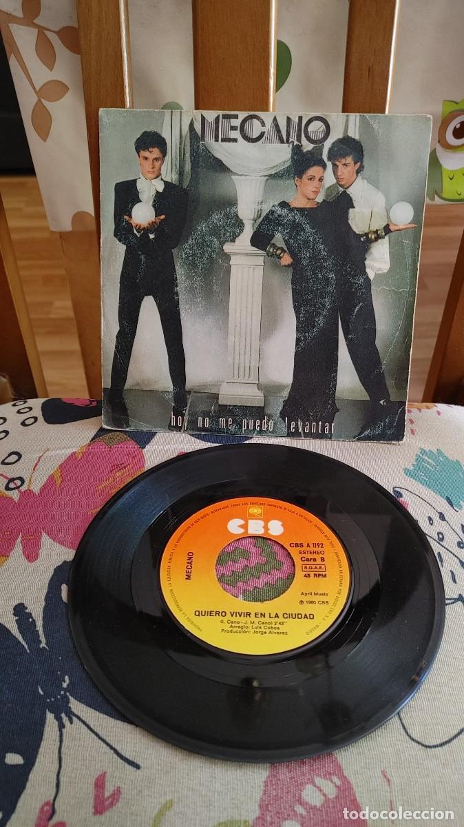 Discos de vinilo: MECANO-SINGLE HOY NO ME PUEDO LEVANTAR