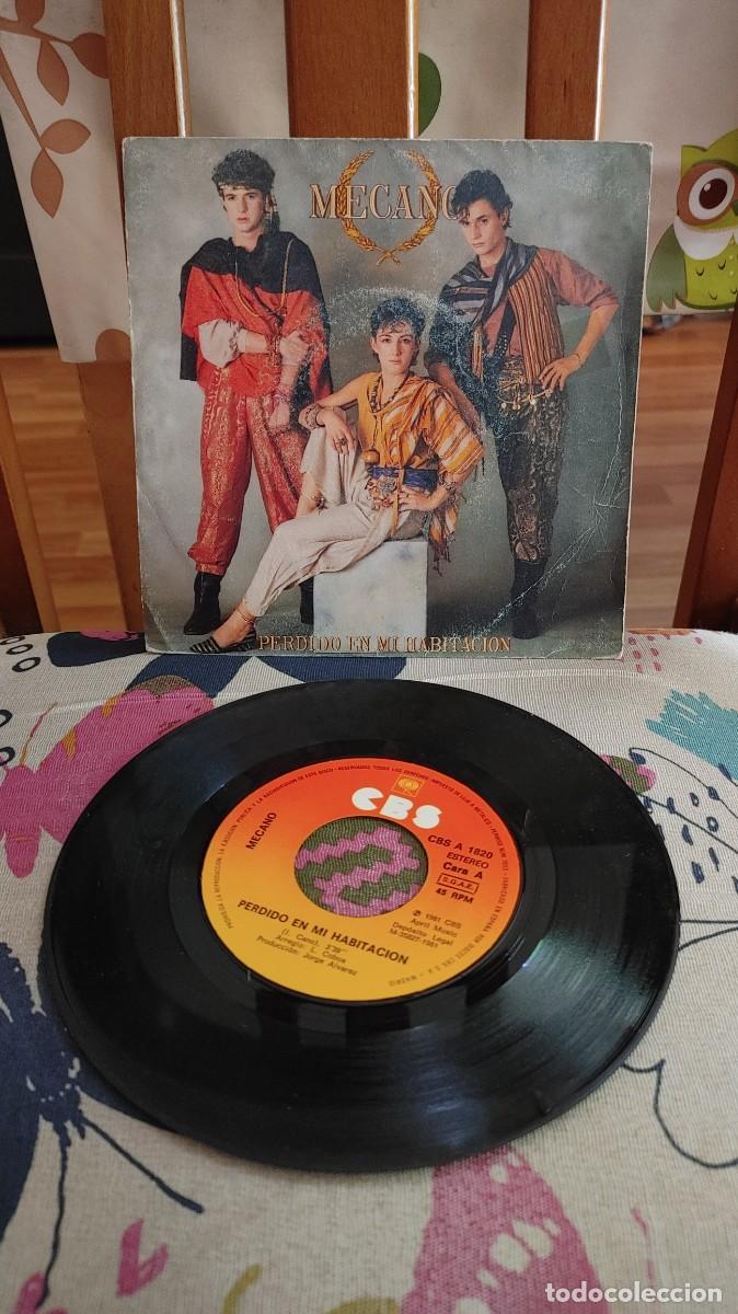 Discos de vinilo: MECANO-SINGLE PERDIDO EN MI HABITACION - Foto 1