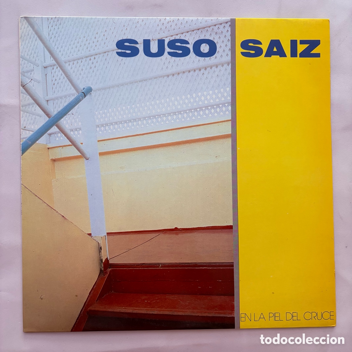 Discos de vinilo: lp Suso Saiz En La Piel Del Cruce edicion espa&ntilde;ola de 1986