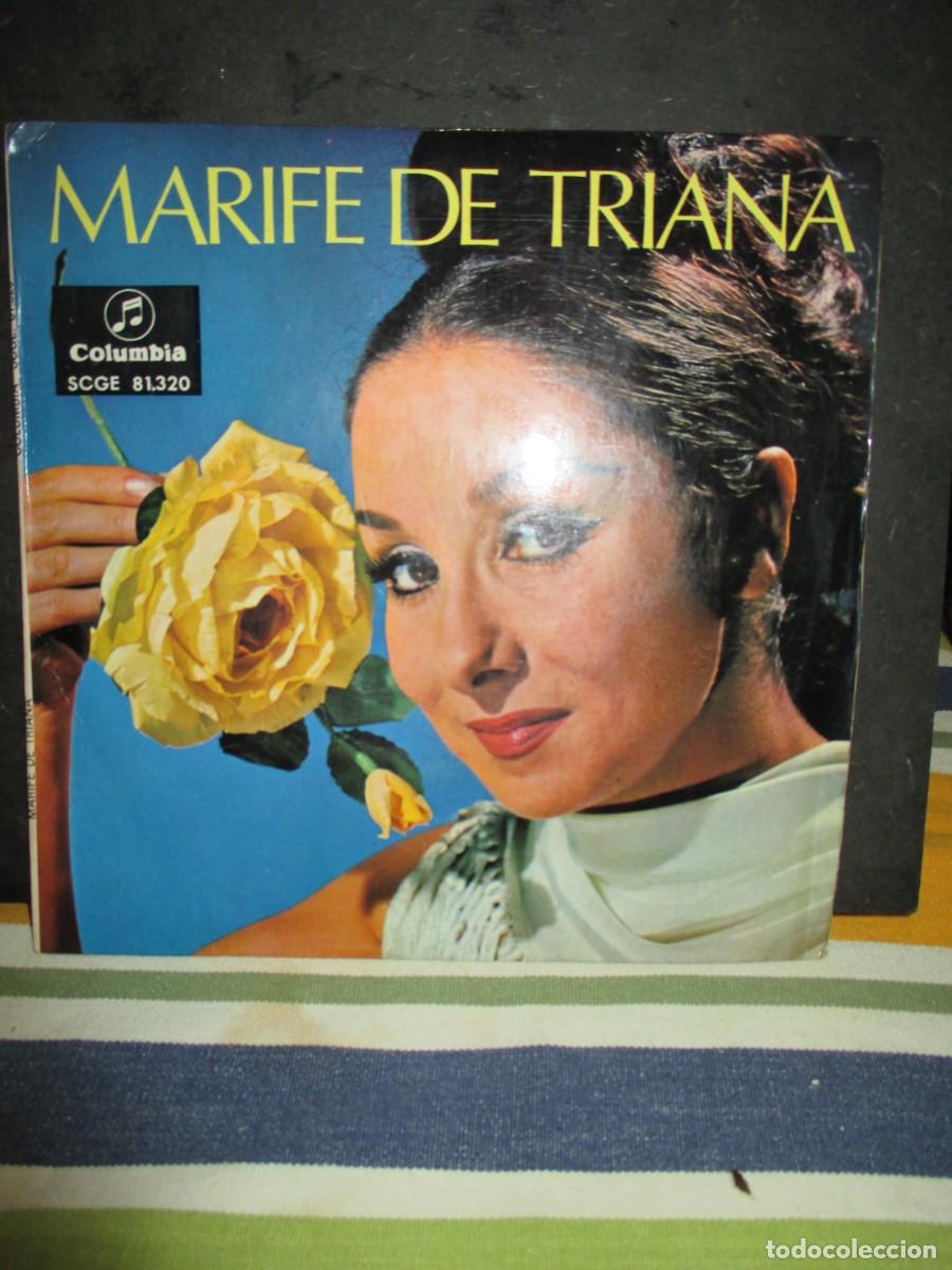 Discos de vinil: 954- Vinilo EP Marif&eacute; de Triana - Romance de Zamarrilla (Columbia, 1967) Excelente Estado