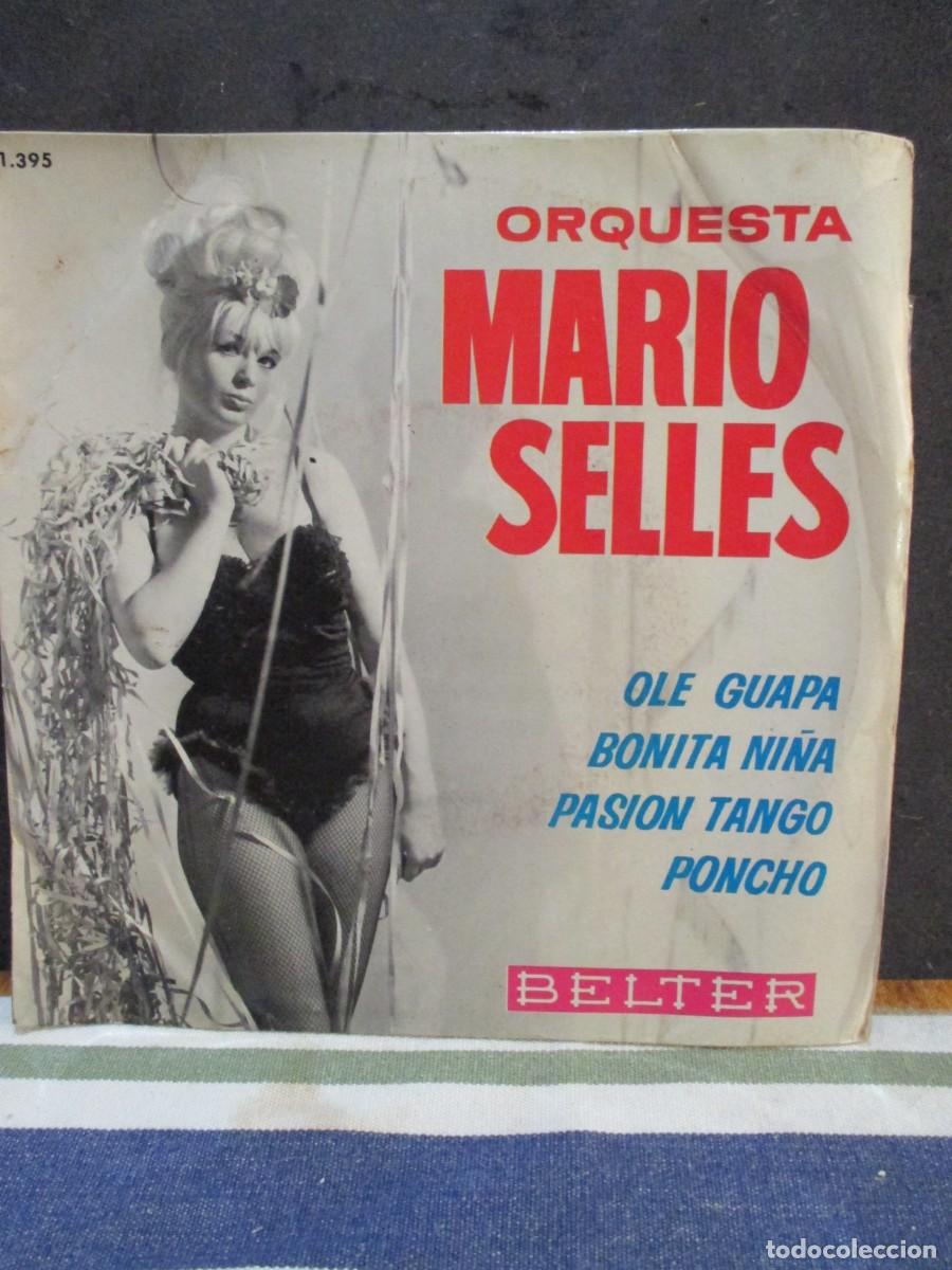 Disques de vinyle: 955- EP Vinilo 7&rdquo; Orquesta Mario Sell&eacute;s - Ole Guapa (Belter, 1964) Muy buen estado