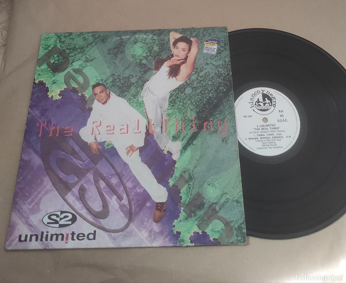 Discos de vinilo: 2 Unlimited &lrm;&ndash; Real Things-MAXI-ESPA&Ntilde;A- - Foto 1