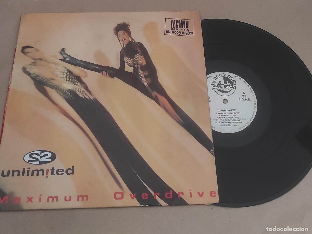 Discos de vinilo: 2 Unlimited &lrm;&ndash; Maximum Overdrive-ESPA&Ntilde;A-33 RPM-