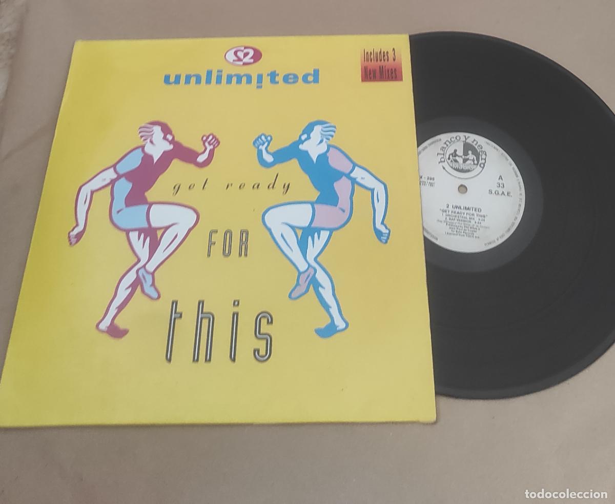 Discos de vinilo: 2 UNLIMITED - GET READY FOR THIS -MAXI-ESPA&Ntilde;A-