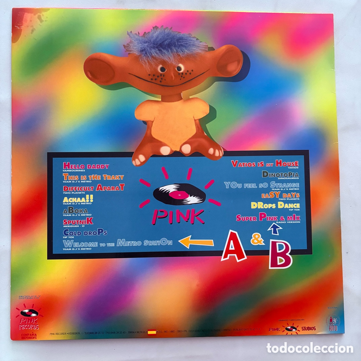 Discos de vinilo: lp Pink & Mix Vol 1 de 1993 - Foto 2