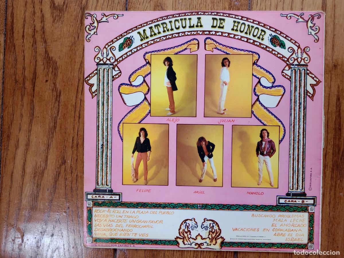 Discos de vinilo: Tequila - matr&iacute;cula de honor - Foto 2