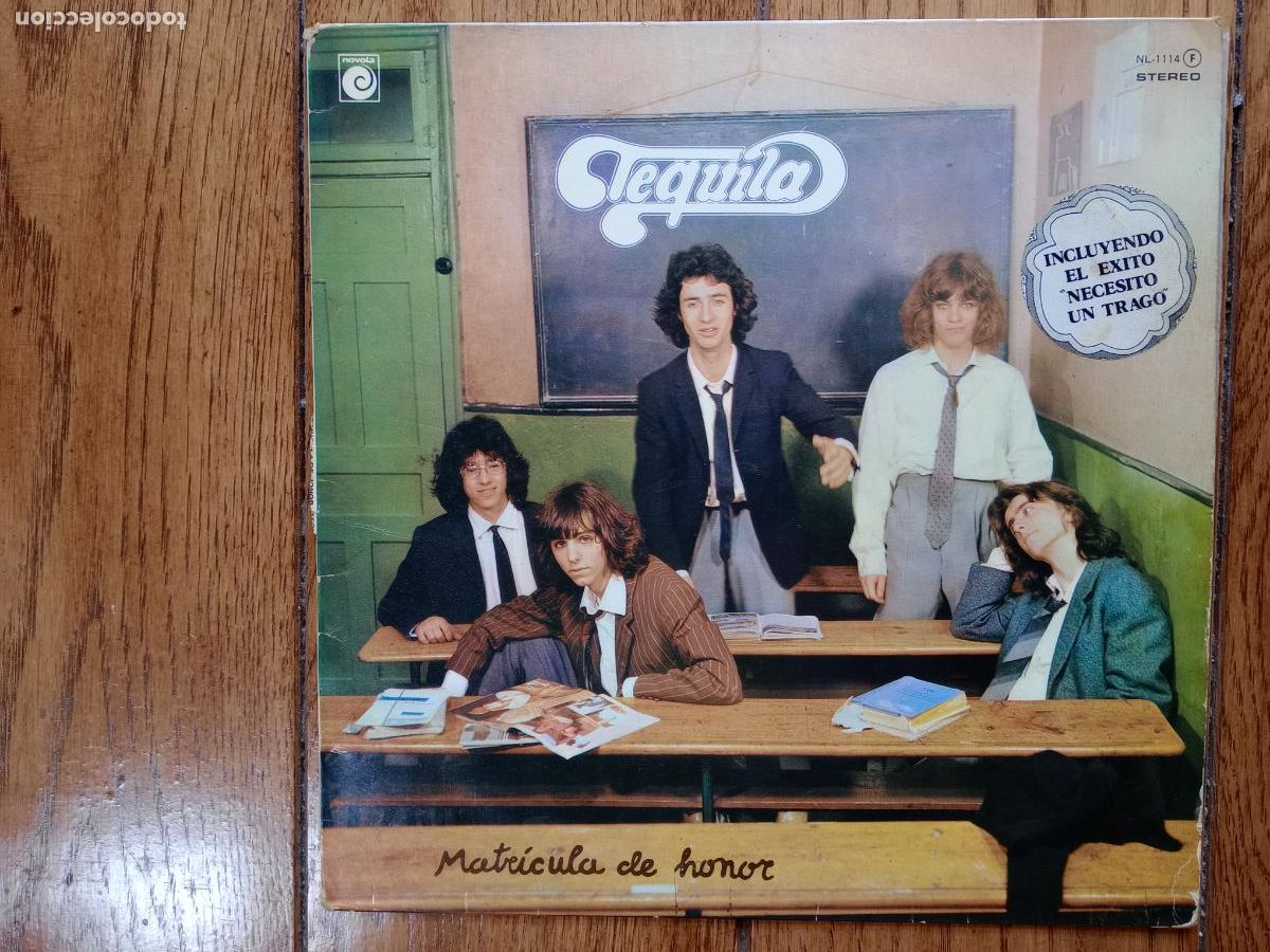 Discos de vinilo: Tequila - matr&iacute;cula de honor