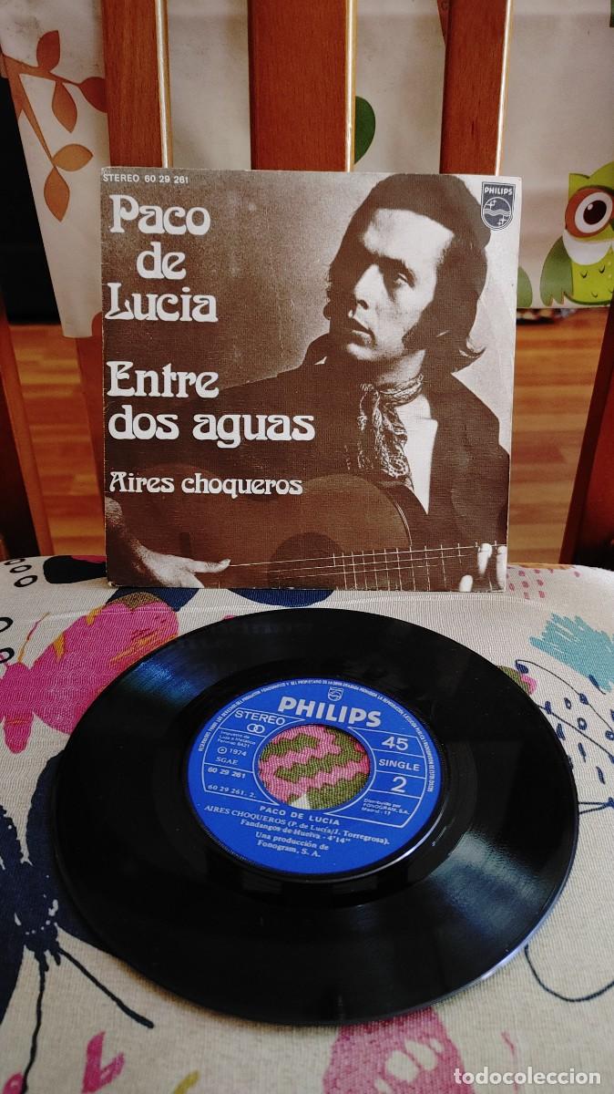 Discos de vinilo: PACO DE LUCIA-SINGLE ENTRE DOS AGUAS