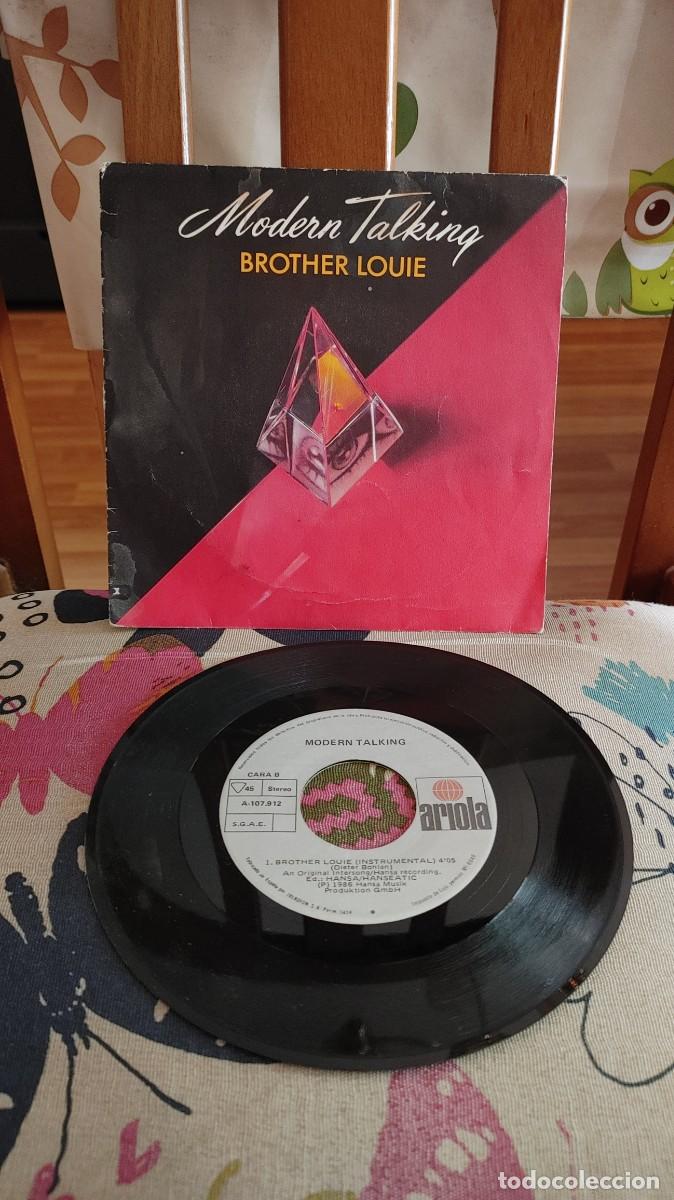 Discos de vinilo: MODERN TALKING-SINGLE BROTHER LOUIE