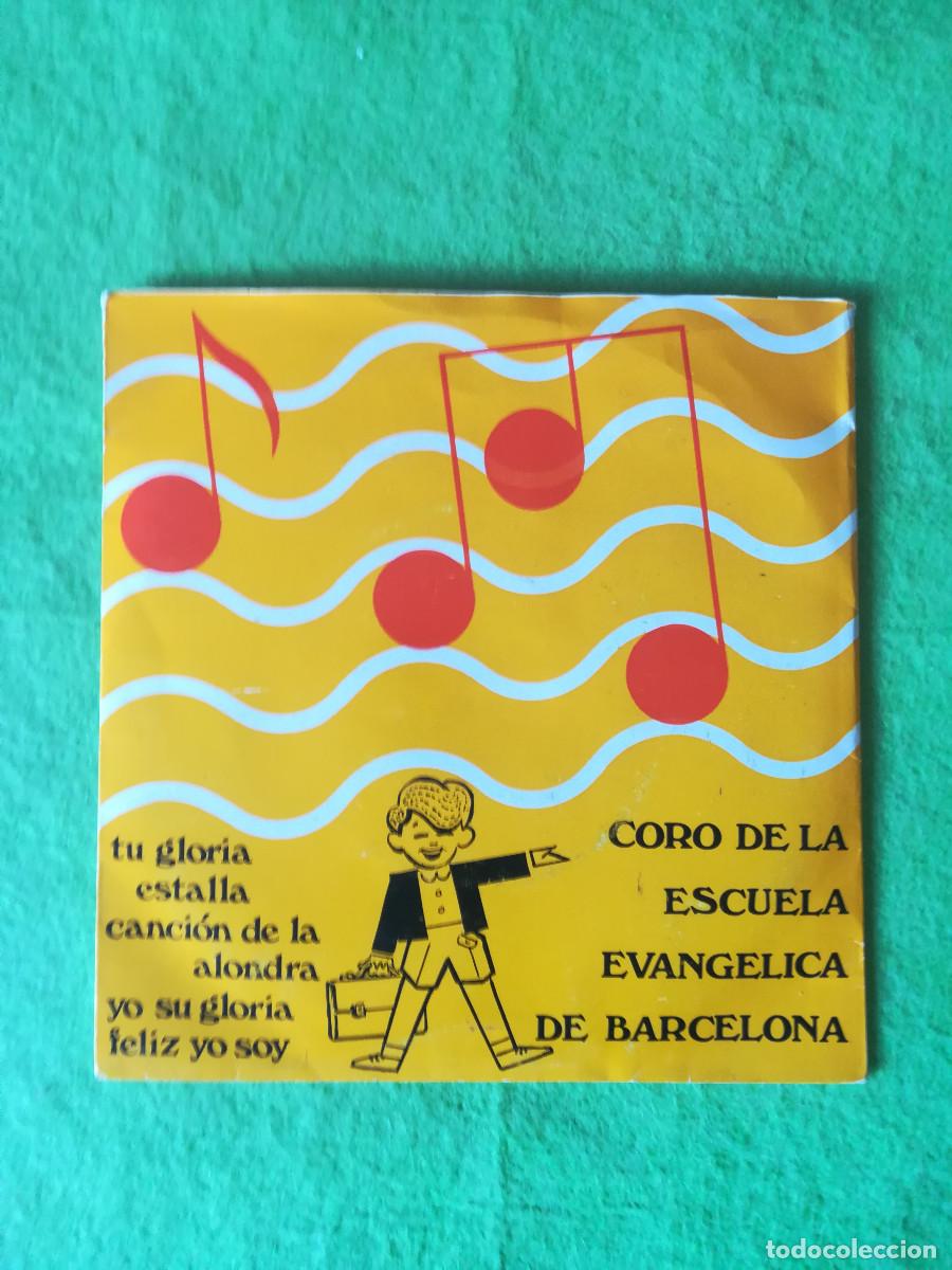 Discos de vinilo: Single antiguo coro de la escuela evangelica de Barcelona