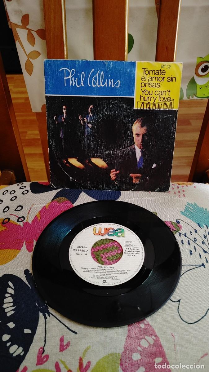 Discos de vinilo: PHIL COLLINS-SINGLE TOMATE EL AMOR SIN PRISAS