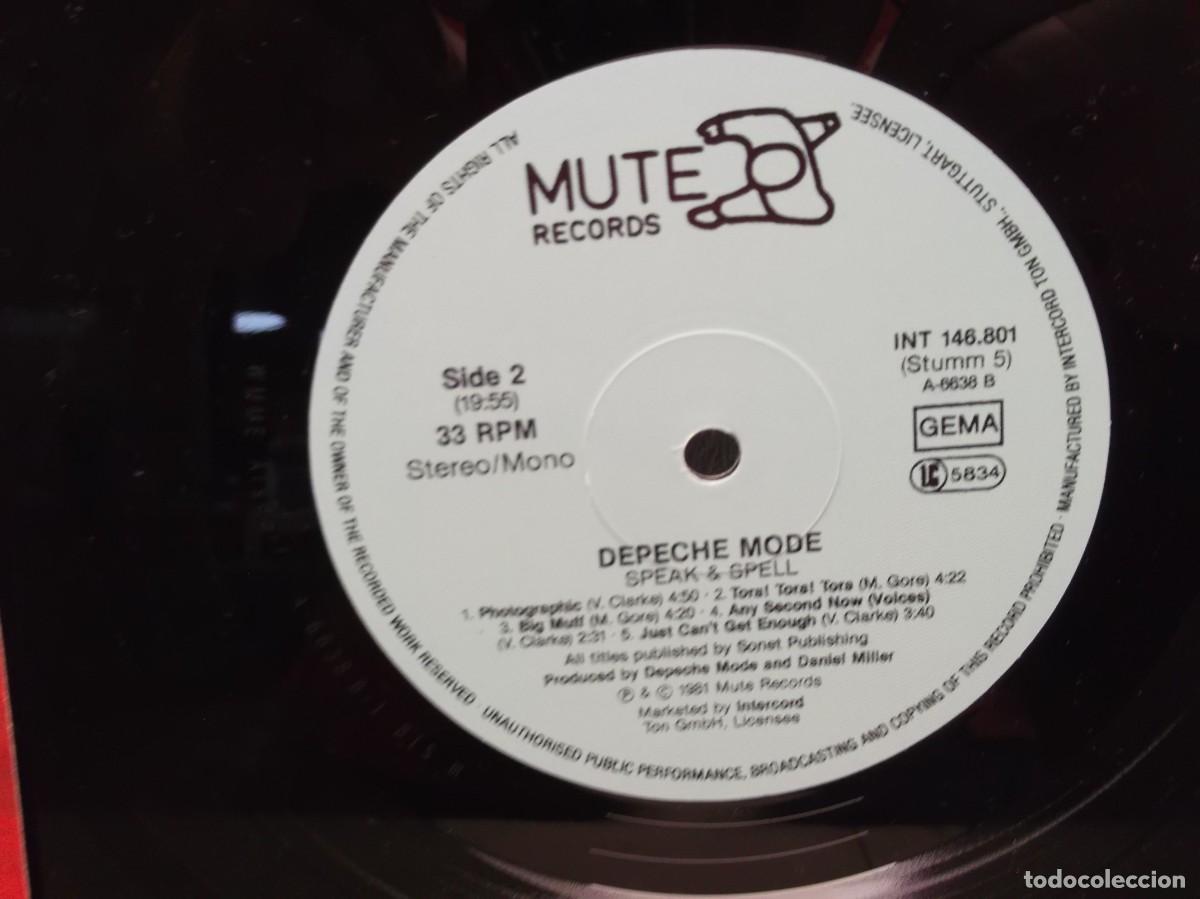 Discos de vinilo: Depeche Mode &ndash; Speak & Spell LP NUEVO - Foto 2