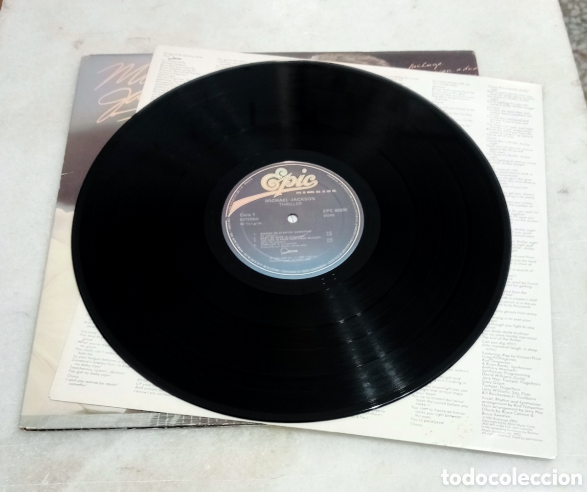 Discos de vinilo: LP VINILO Michael Jackson 1982 - Foto 3
