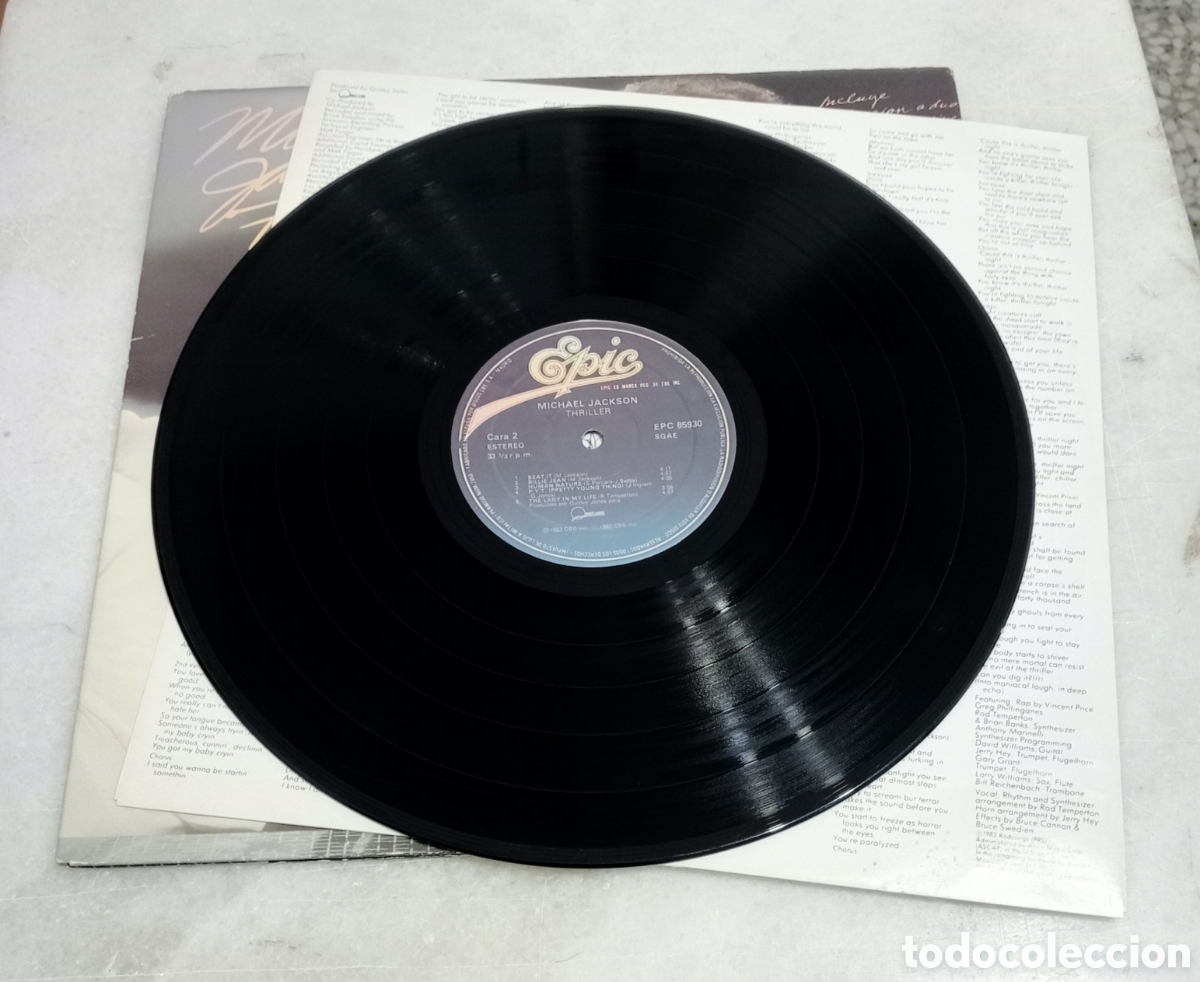 Discos de vinilo: LP VINILO Michael Jackson 1982 - Foto 4