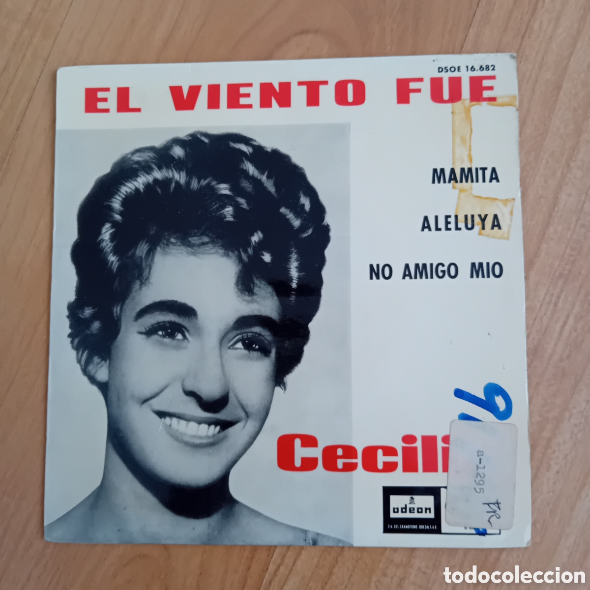 Discos de vinilo: CECILIA. EL VIENTO FUE. MAMITA. ALELUYA. NO AMIGO MIO
