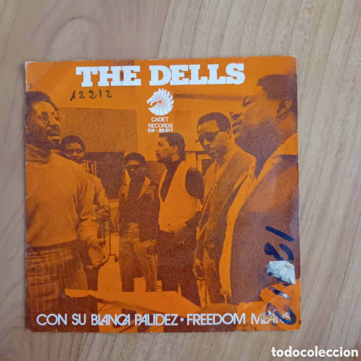 Discos de vinilo: THE DELLS. CON SU BLANCA PALIDEZ
