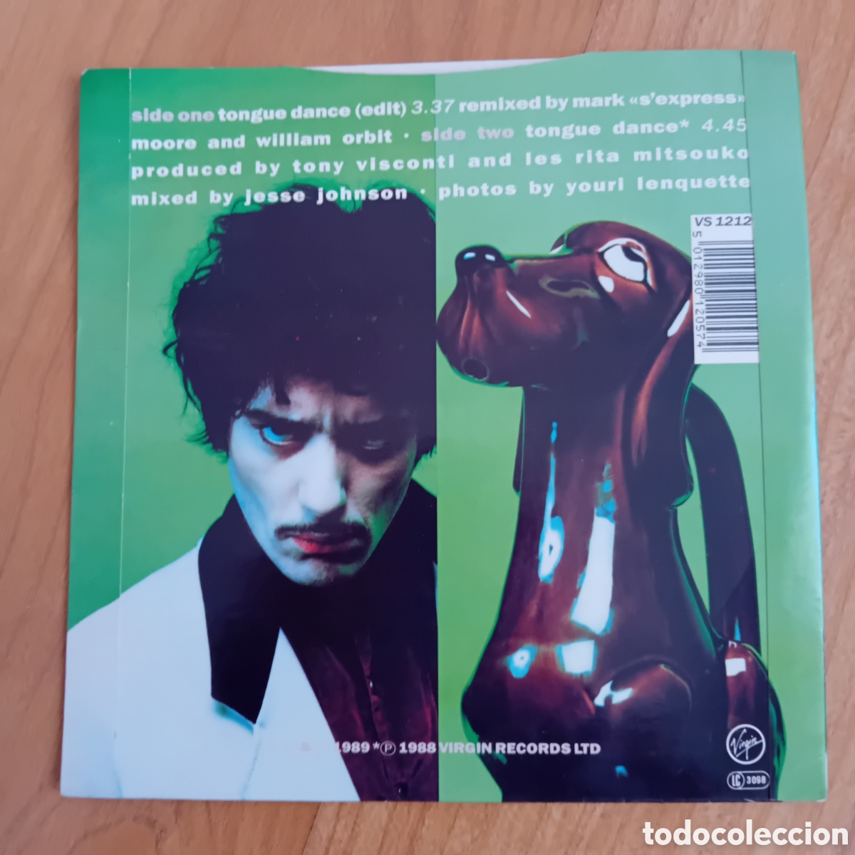 Discos de vinilo: LES RITA MITSOUKO. TONGUE DANCE - Foto 2