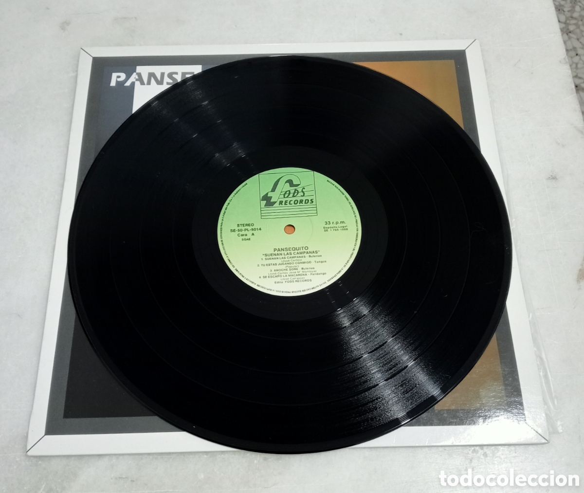 Discos de vinilo: LP VINILO (Pansequito) &rdquo;Suenan las campanas&rdquo; - Foto 2