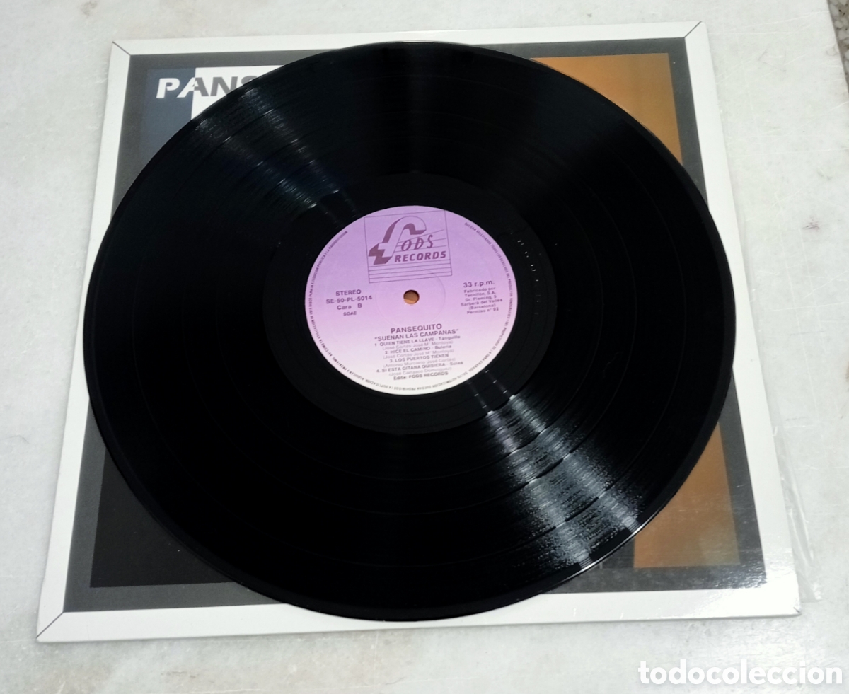 Discos de vinilo: LP VINILO (Pansequito) &rdquo;Suenan las campanas&rdquo; - Foto 3