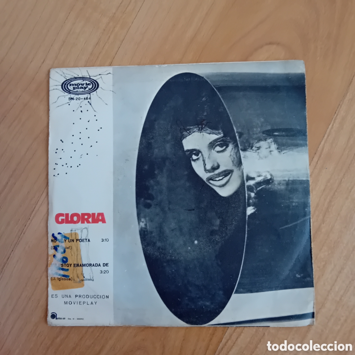 Discos de vinilo: GLORIA. YO NO SOY POETA - Foto 2