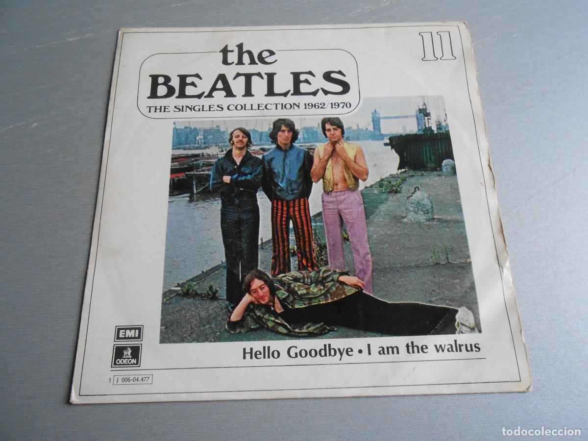 Discos de vinilo: BEATLES, THE, - THE SINGLES COLLECTION N&ordm; 11 -, SG, HELLO, GOODBYE + 1, A&Ntilde;O 1970, ODEON J 006-04.477