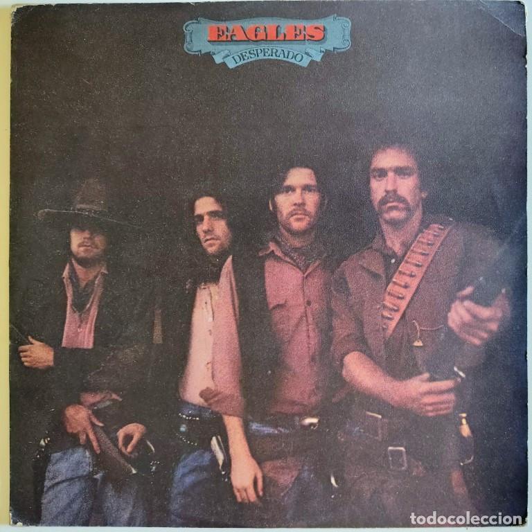 Discos de vinilo: Eagles. Desperado. Asylum, Italy 1973 LP (cubierta texturada)