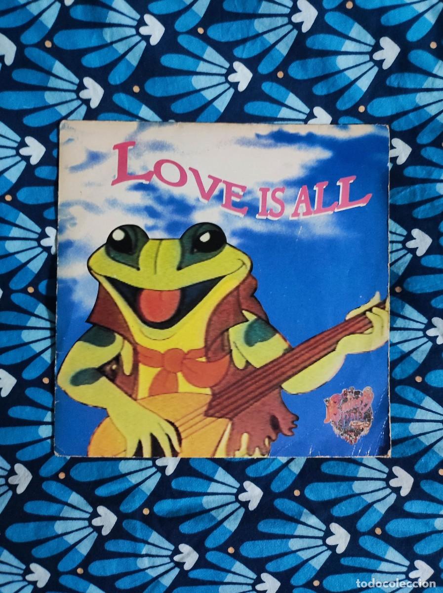 Discos de vinilo: Vinilo Single 45T Roger Glover - Love Is All (Butterfly Ball) CT Records