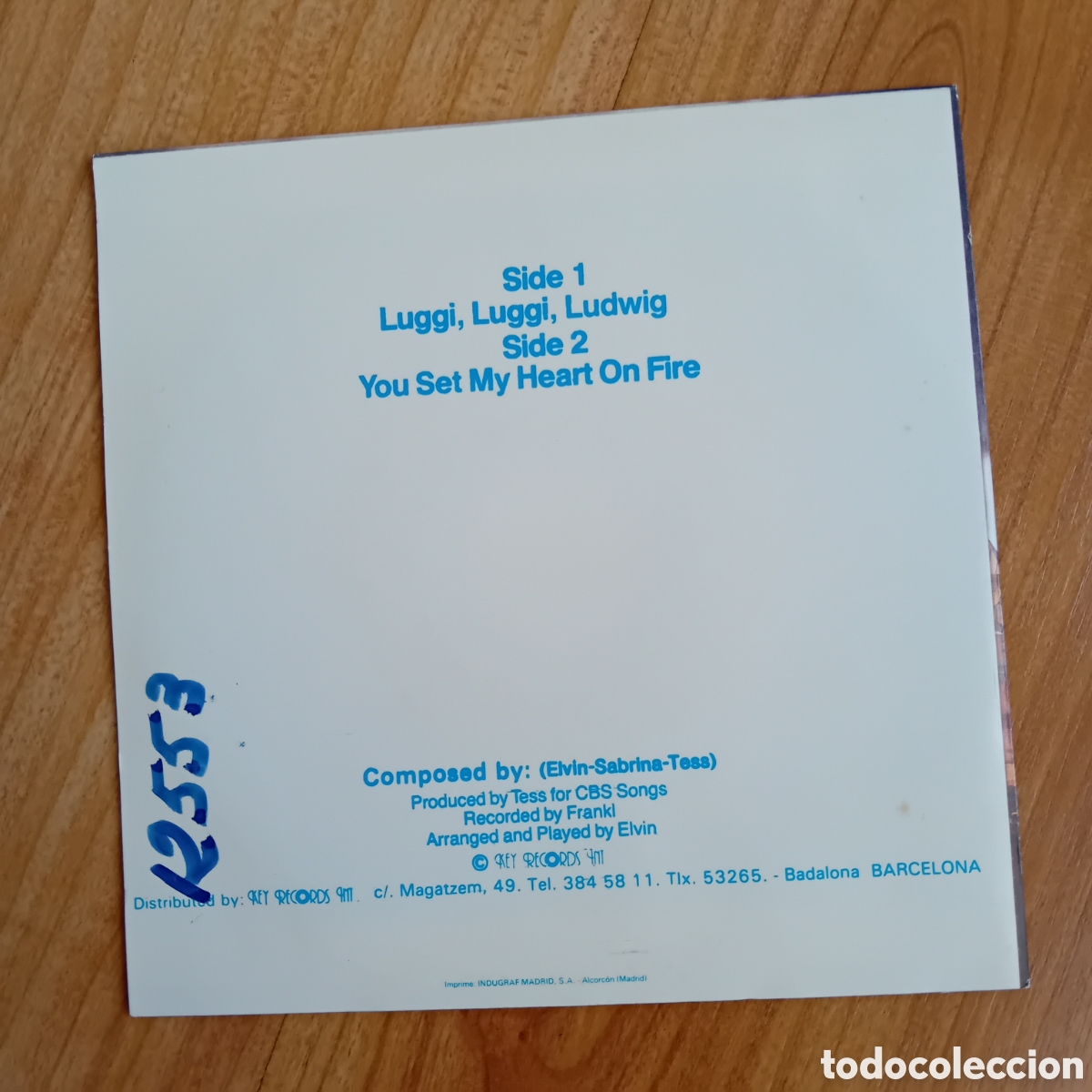 Discos de vinilo: ELVIN. LUGGI LUGGI LUDWIG - Foto 2