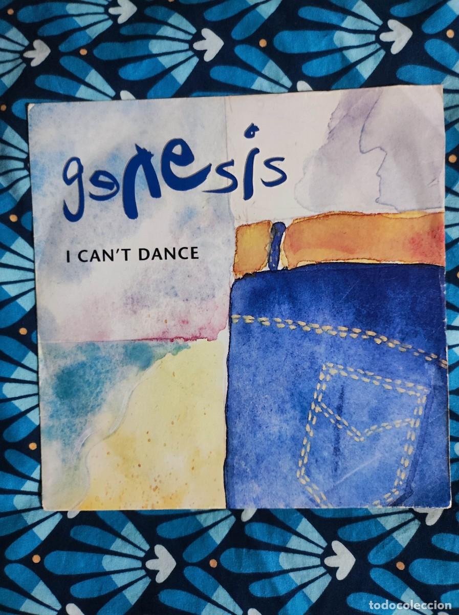 Discos de vinilo: Vinilo Single 45T Genesis - I Can't Dance Rock Pop 90s