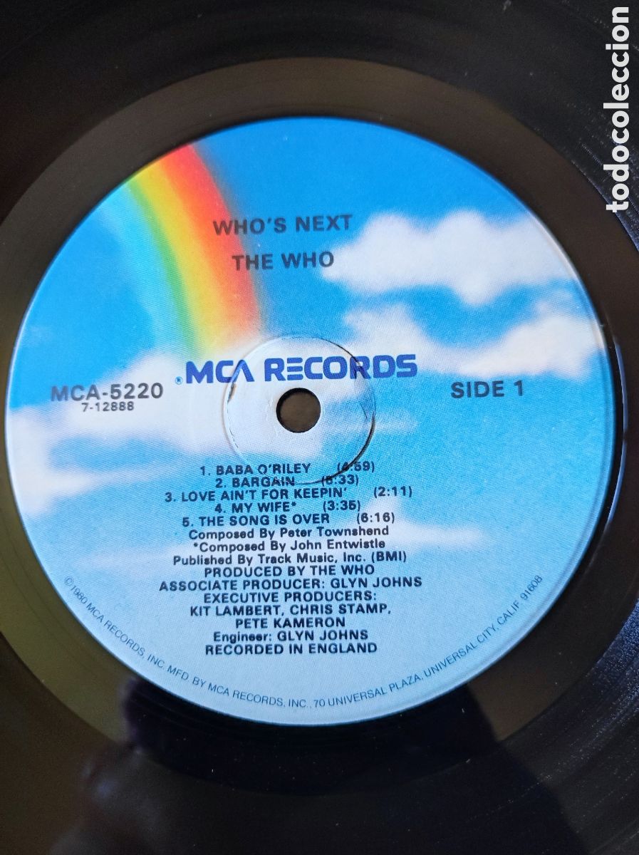 Discos de vinilo: THE WHO - WHOS NEXT - Foto 3