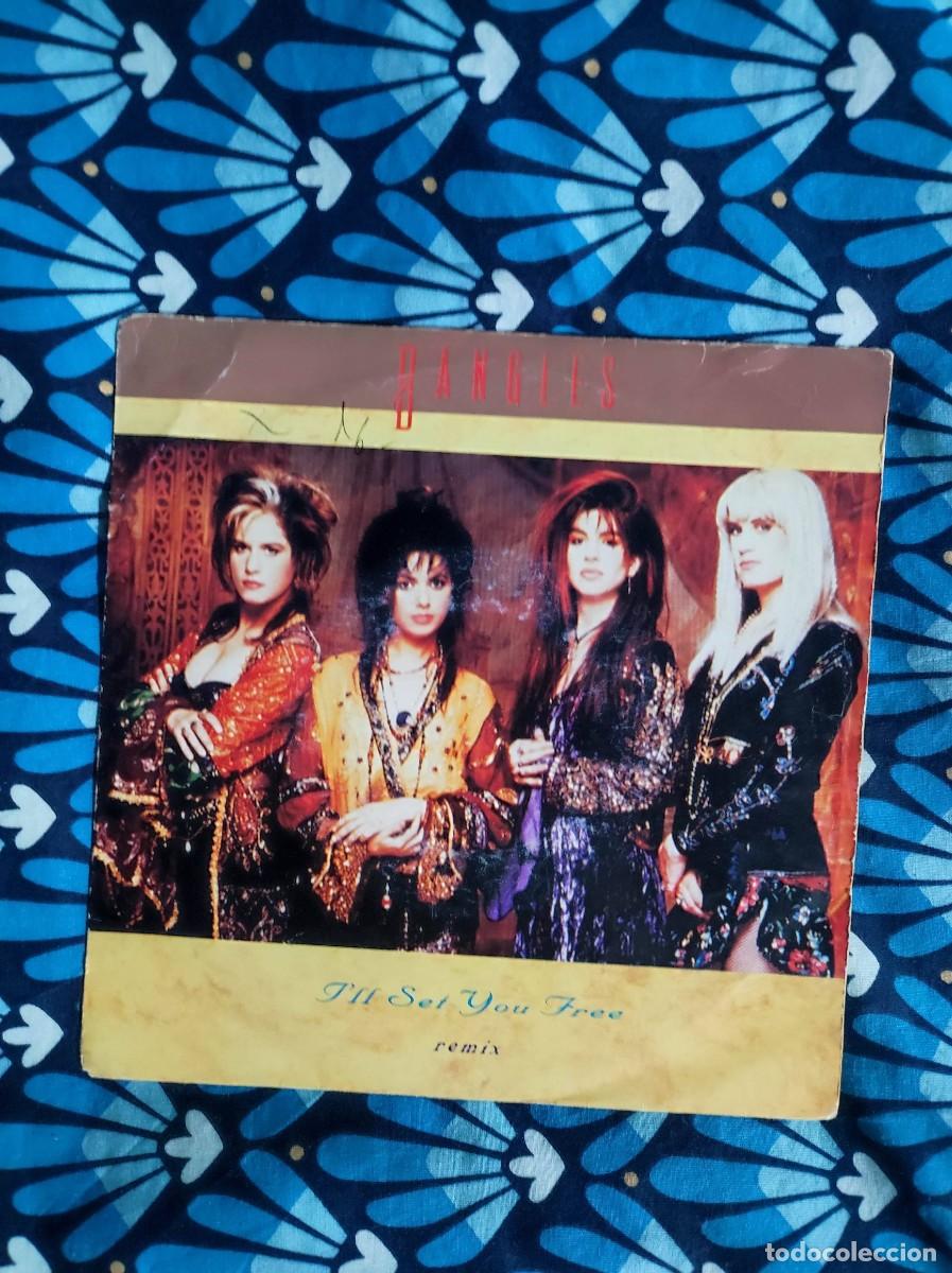 Discos de vinilo: Vinilo Single 45T Bangles - I'll Set You Free Remix 1989 CBS Everything