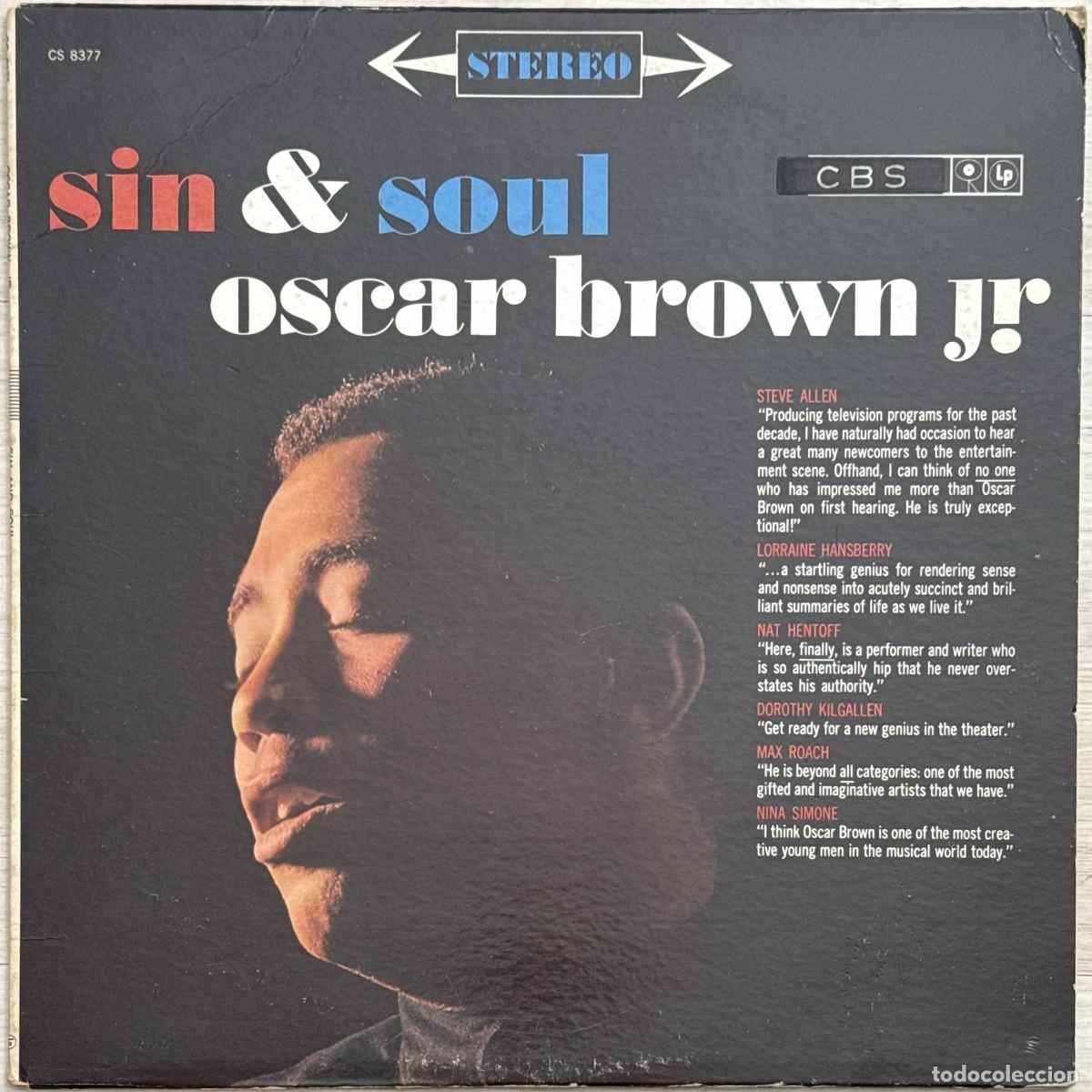 Discos de vinilo: Oscar Brown Jr. - Sin & Soul LP Vinilo