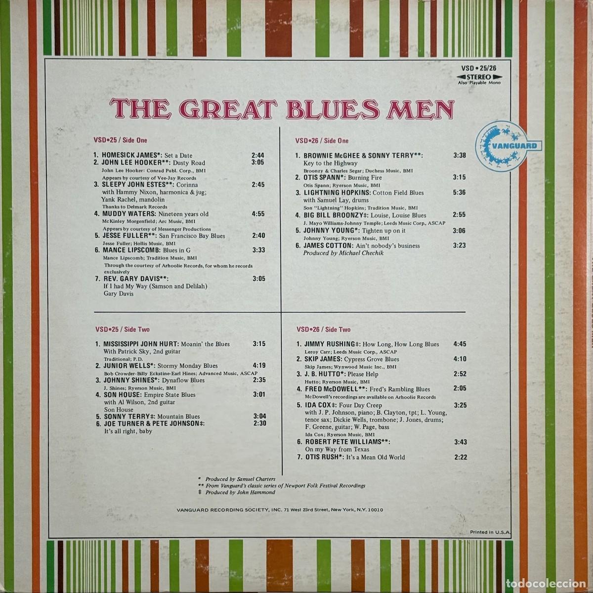 Discos de vinilo: Various - The Great Blues Men LP Vinilo - Foto 2