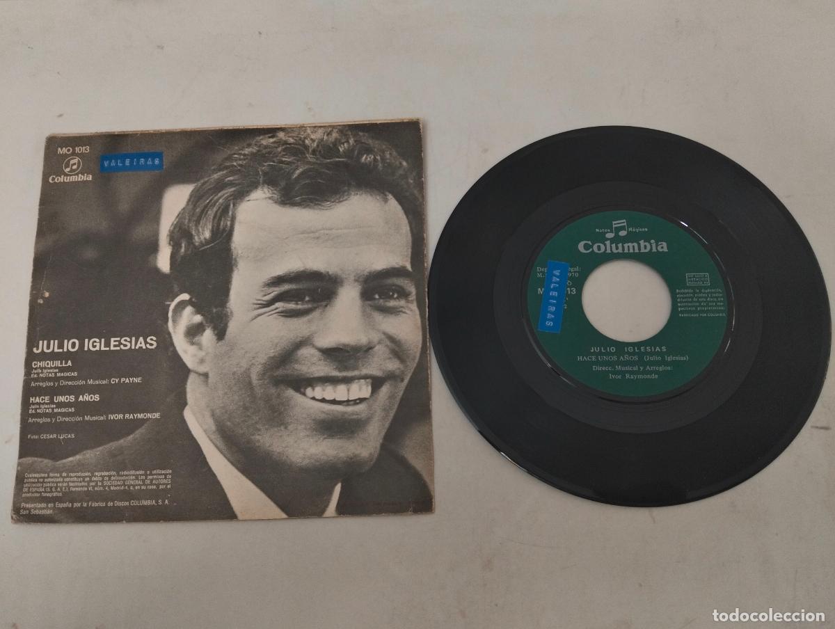 Discos de vinilo: DISCO SINGLE, JULIO IGLESIAS, CHIQUILLA - Foto 2