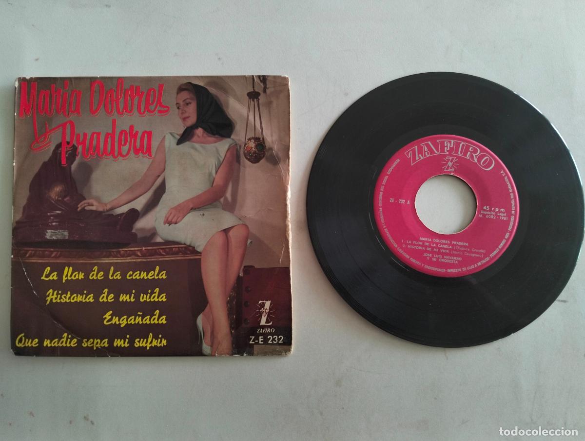 Discos de vinilo: DISCO SINGLE, MARIA DOLORES PRADERA, LA FLOR DE LA CANELA