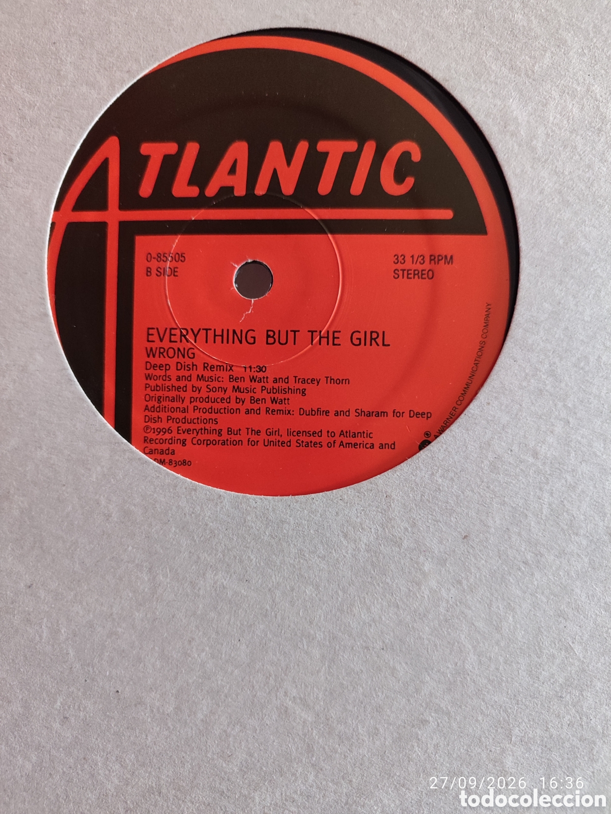 Discos de vinilo: Disco de vinilo CK0995 - Foto 3