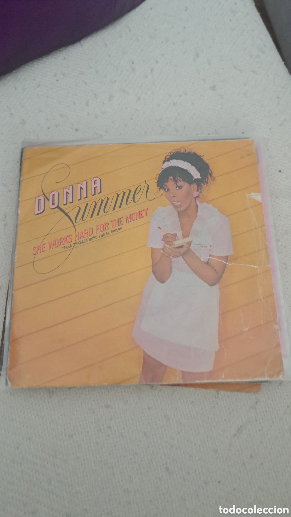 Discos de vinilo: Donna Summer she works hard for the money
