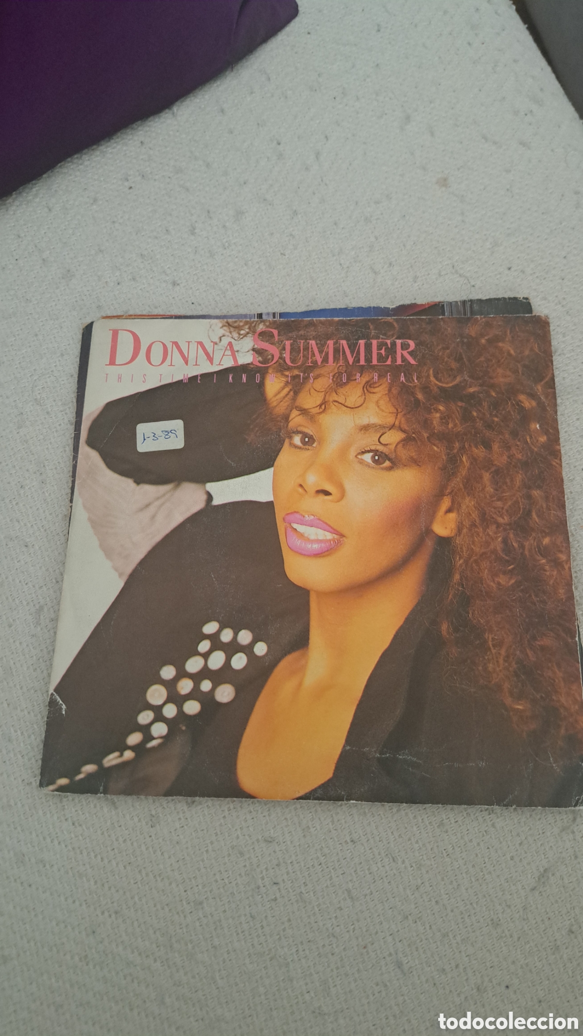 Discos de vinilo: Donna summer this times I know it's for real