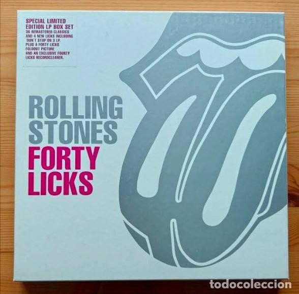 Discos de vinilo: The Rolling Stones Forty Licks OR 2004 3LP Box Set Limited