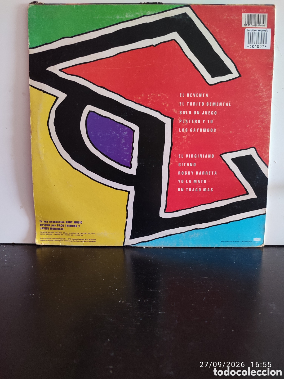 Discos de vinilo: Disco de vinilo CK1007 - Foto 2
