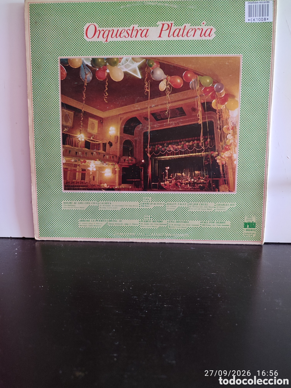 Discos de vinilo: Disco de vinilo CK1008 - Foto 2