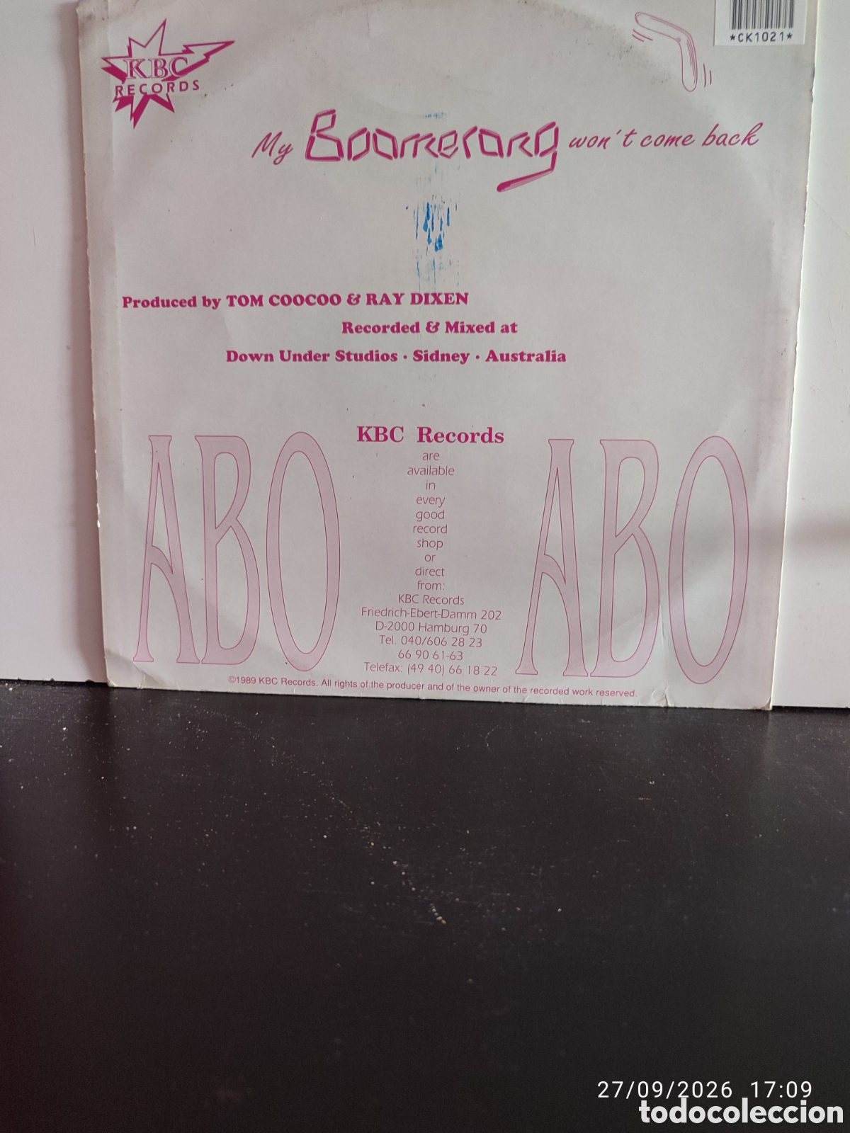 Discos de vinilo: Disco de vinilo CK1021 - Foto 2