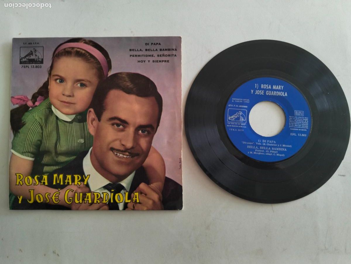 Vinyl-Schallplatten: DISCO SINGLE, ROSA MARY Y JOSE GUARDIOLA, DI PAPA